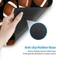 thumbnail image 6 of Balery Brown Football On Black Mouse Pad ,15.8x29.5 In Large Gaming Mouse Pad Desk Mat Long Non-Slip Rubber Stitched Edges,Waterproof Mousepad Desk Mat For Gamer Office Home, 6 of 9
