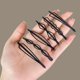 thumbnail image 4 of 24 piezas de pinzas para el cabello de metal geométricas, pasadores para el cabello delicados minimalistas, accesorios para el cabello de metal para mujeres, accesorios para la cabeza, 6 estilos, 4 of 5
