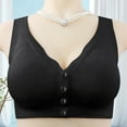 thumbnail image 2 of Women Sexy Front Button Underwire Bra Shaping Cup Support Comfort Shoulder Strap Plus Size Lingerie T-Shirt Bra Everyday Wear, 2 of 2