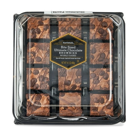 Marketside Bite Sized Ultimate Chocolate Brownies, 14.1 oz (Shelf Stable)
