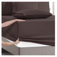 thumbnail image 5 of Luxury 4-Piece Sheet Set, Ultra Soft 1800 Premium Hotel Quality Microfiber Sheet Set, Fits Mattresses Up to 18 to 24 Inches Extra Deep Pocket - Breathable and Secure Fit, Twin XL, Brown, 5 of 9