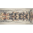 thumbnail image 2 of Frank, Assaf 18x11 Gold Ornate Wood Framed with Double Matting Museum Art Print Titled - Panoramic view of Lower Manhattan skyline-New York, 2 of 4