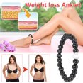 thumbnail image 3 of Tobillera negra antihinchazón para hombres y mujeres, 1 unidad, protección energética de chakras, pulsera de cuentas, regalo para el tobillo., 3 of 3