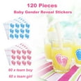 thumbnail image 3 of Wisewang 120pieces Baby Shower Stickers Party Supplies For Favours Accessory, 3 of 6