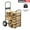 Black with Wheels, variant on ATR ART to REAL Indoor Outdoor Firewood Rack Log Cart with Fireplace Tools, Black