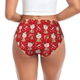 thumbnail image 3 of Womens Underwear cute Christmas Moose Cuteness No Show Seamless Underwear for Women, Soft Stretch Women's Panties, Hipster Ladies Panties Bikini Underwear Briefs, 3 of 6