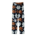 thumbnail image 6 of Drovellove Men's and Women's Soft Casual Printed Pajama Pants with Drawstring Elastic Waist - Cropped Pants Comfy Lounge Trousers for Sleep, Relaxing, or Wearing Around the House, 6 of 6