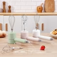 thumbnail image 2 of Amdohai Hand Mixer Double Stick Egg Beater Electric Portable Egg Whisk Cordless 3-speed Adjustable Stainless Steel Kitchen Blender Removable USB Egg Beater, 2 of 8