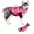 thumbnail image 2 of Gilet de Sauvetage pour Chien, Gilet de Sauvetage pour Animal en Ripstop, Préservateur de Natation, Bouée de Flottaison Réglable pour Chien avec Poignée de Sauvetage Solide pour Sma, 2 of 9