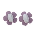 thumbnail image 4 of Unique Bargains Faux Leather Flower Shoelace Charms 1 Pair Purple, 4 of 5
