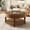 Round-Walnut Brown A--31.5 Inch, variant on Hemvt 42 Inch Lift Top Coffee Table with Storage Compartment, Hydraulic Lift Coffee Table for Living Room with Fluted Design, Farmhouse Center Table with Rounded Safety Corners