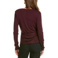 thumbnail image 2 of Nicholas womens  Demitria Scarf Cowl Neck Top, 2, Purple, 2 of 3