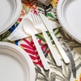 thumbnail image 3 of 171 PCS Party Tableware Kits Compostable Sugarcane Eco-friendly Dinnerware Set - LIVINGbasics, 3 of 6