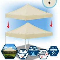 Sunny 10' x 10' Beige Instant Outdoor Canopy, UV Resistant