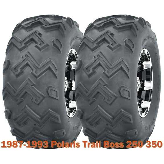 2 Rear ATV Tire Set 24x11-10 6PR for 1987-1993 Polaris Trail Boss 250 350