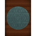 thumbnail image 2 of Dalyn Dover Area Rug DV1 Dv1 Teal Diamond Lines 6' x 6' Round, 2 of 2