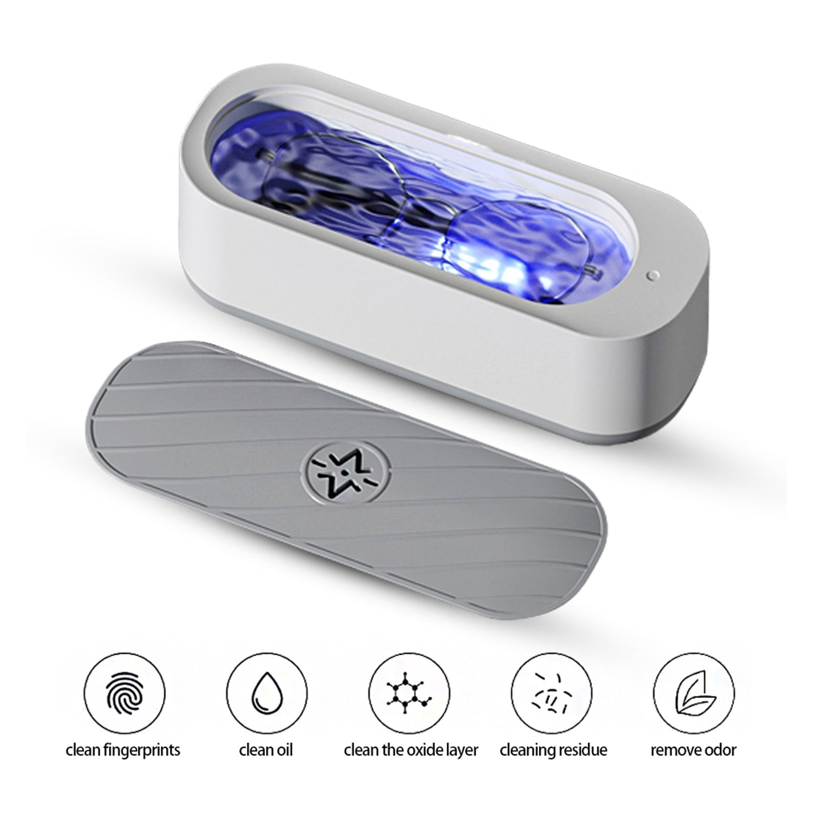Ultrasonic Cleaning Machine USB Rechargeable High Frequency Vibration Wash Cleaner Jewelry Glasses  Cleaner