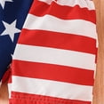 thumbnail image 6 of OOOUM Girls 2 Piece Matching Clothing Set Independence Day Print Sleeveless Top And Shorts Ruffle Stylish And Comfortable Outfits Sets Multicolour 18-24 Months, 6 of 7