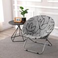 thumbnail image 4 of Round Saucer Chair Covers Washable Chair Slipcover Removable Protectors E, 4 of 8