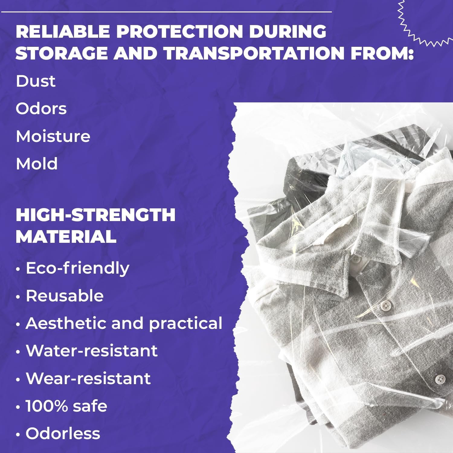 Clear Drawstring Bags, 2 Mil Polyethylene Travel Bags, 100 Count, 18 x 24 in