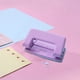 thumbnail image 4 of Perforadora Pequeña de Agujero Mini, Capacidad de Perforación de 8 Hojas, Perforadora Multi-Agujero, Tamaño Compacto y Portátil, Apto para Uso de Oficina o Regalos para Estudiantes, Púrpura, 4 of 6