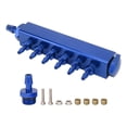 thumbnail image 4 of Kit de Colector de Vacío Kit de Colector de Admisión de Bloque de Vacío de 6 Puertos Conector NPT de 1 8 Pulgadas Salida de Entrada NPT DE 1 2 PULGADAS Universal para turbos de, 4 of 7