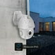 thumbnail image 3 of 2 Cámaras de seguridad Wi-Fi* / Ethernet 4 MPx robotizadas con seguidor de movimiento. 1 Exterior |  blanco Grande, 3 of 9