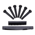 thumbnail image 1 of 6 Pieces Guitar Bridge Pins, Saddle And Nut Accessories for Ukulele Electric, 1 of 8