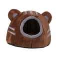 thumbnail image 1 of Cama para dormir para gatos, nido para gatos, cómoda, suave, transpirable, Universal, tienda para mascotas, cama cueva para gatos y perros pequeños , marrón S Marrón Pequeño, 1 of 8