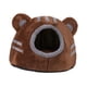 thumbnail image 1 of Linda cama para gatos, cama tipo cueva para tienda de campaña para mascotas, lindas camas para mascotas, cama nido para dormir en cueva cálida, casa , marrón S Marrón Pequeño, 1 of 10
