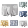 thumbnail image 3 of Men’s Stretch Cotton Boxers Briefs Digital Printing Breathable Close Fitting Underpants Comfortable Boxers, 3 of 3