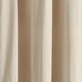 thumbnail image 5 of Lush Decor Linen Button Window Panel Blackout - Blue/White-Single-84 x 40, 5 of 11