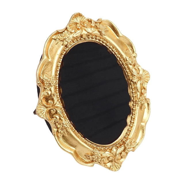 Expositor de anillos vintage de resina para pendientes, organizador para tienda y vendedor. negro