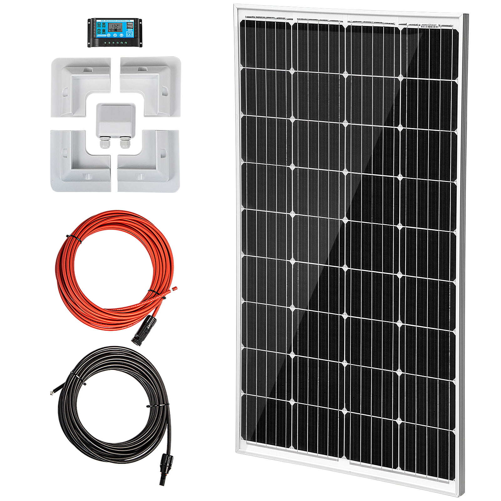 150W 12V Solar Panel kit 20A LCD Controller battery charger motorhome caravan 