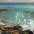thumbnail image 3 of Masterpiece Art Gallery Rocky Shore Ocean By Studio Arts Canvas Art Print 24" x 36", 3 of 4