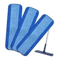 thumbnail image 2 of Ensemble de Tampons de Rechange pour Vadrouille Plate, Nettoyage, 3 Paquets, Microfibre, Usage Humide et Sec, Haute Absorption, Tampons Réutilisables, 2 of 6