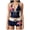 Dark Blue, variant on 2 Piece Y2k Polka Dot Halter Bikini with Shorts 2000s Bathing Suit Set Summer Vacation Cute Beach Tankini Swimsuit(Pink,L)