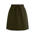 thumbnail image 7 of Gealkoca Soft Sweat Skirts for Women A Line Elastic Summer Drawstring Short Golf Casual Skirt with Pockets Women's Solid Color Workout Mini Skirt, 7 of 7