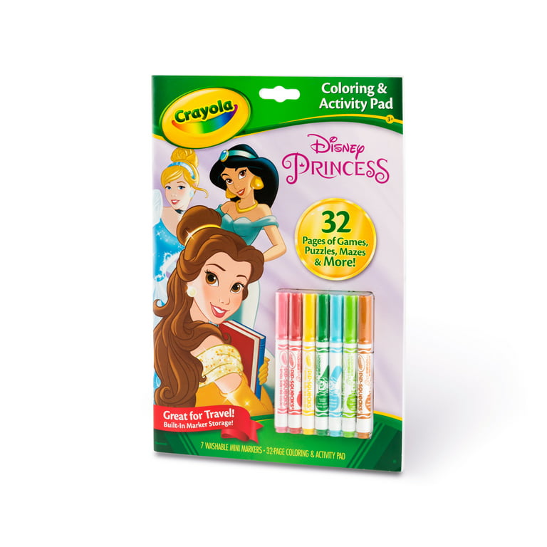 Crayola Disney Princess Coloring and Activity Book, 32 pages 