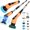 Orange, variant on 2026 Cordless Electric Rotating Cleaning Brush, 2 Speeds, Detachable Telescopic Handle, 9 Replaceable Heads, Multi-Surface Cleaner for Bathroom Tile Bathtub Floors, White Household Holiday Gift