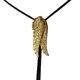thumbnail image 1 of Elegant Bolo Tie with Metal Engraved Charm Cowboy Necktie Necklace Angel Wing Style Bolo Tie Cowboy, 1 of 4