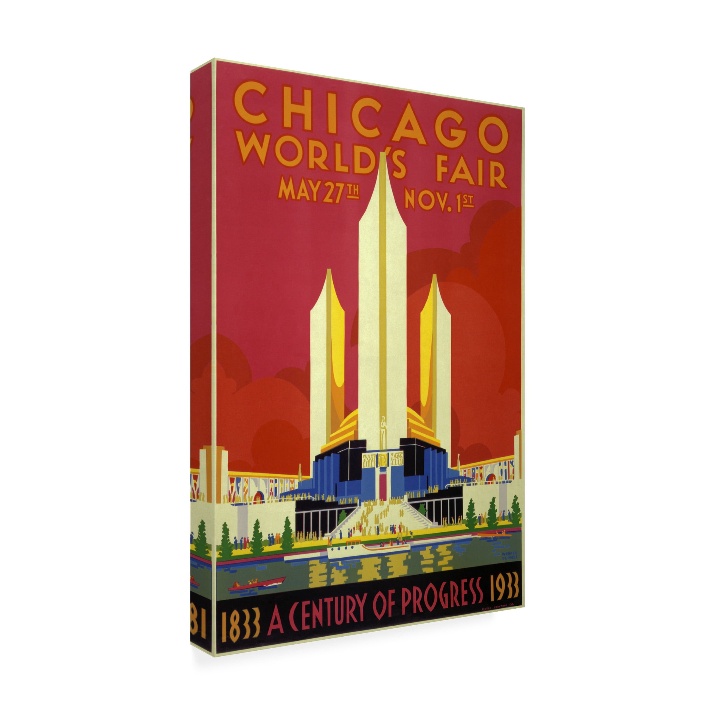 Unknown Artist 'Chicago Worlds Fair' Canvas Art