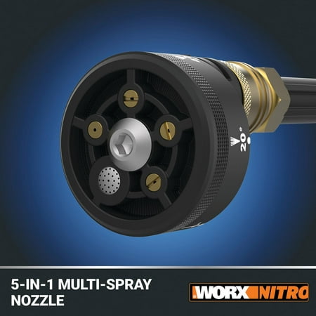 WORX - Nitro 20V Brushless Hydroshot up to 710 PSI at 1.0 GPM (1 x 4.0Ah Battery and 1 x Charger Included) - Black