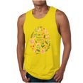 thumbnail image 2 of Qertyioot Nouveau Gilet Décontracté d'Été pour Hommes avec Imprimé de Pâques, Coupe Ample, Sport, Col Rond, 2 of 5