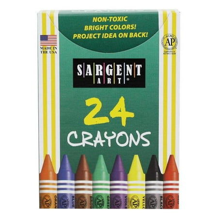 Sargent Best Buy Crayon Pack - Set of 24, (Best Year Wrx Sti)