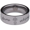 thumbnail image 2 of Amazing Grace Tungsten Carbide Ring, 2 of 9
