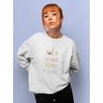 thumbnail image 2 of Sweet Unicorn Iv Sweatshirt Women -Victoria Barnes Designs, Female Medium, 2 of 4