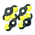 thumbnail image 1 of 4 adaptadores de pedal para bicicleta de interior, entrenador de resistencia portátil. Con ocho bolas, 1 of 9