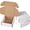 4"x4"x2", variant on 9x6x2 Inches Small Shipping Boxes, 2 Pack White Corrugated Cardboard Boxes, Recyclable Tap-Lock Packaging Boxes for Business, Wrapping, Mailing and Storage