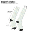 thumbnail image 2 of Naloa Daisies Flowers Thigh High Socks Extra Long Stretchy Sock Women Over Knee High Opaque Stocking Daily Wear, 2 of 6